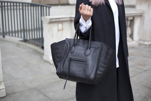 Streetstyle während der LFW 2012.