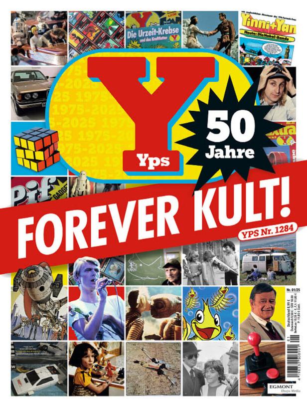 Cover neues Yps-Heft mit Erinnerungen an 50 Jahre