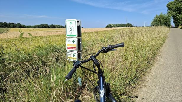 Radweg in Flandern