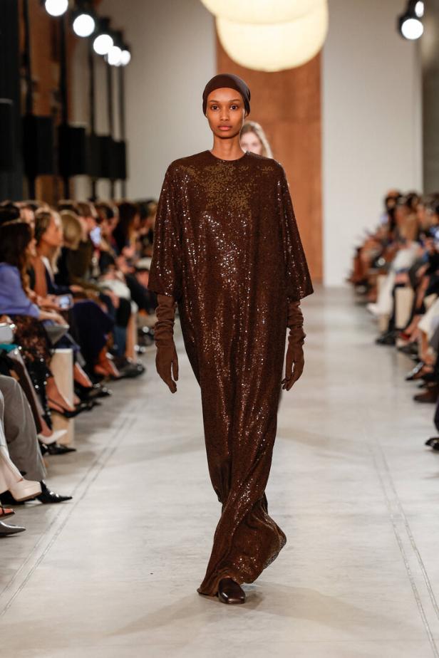 Défilé de mode Michael Kors au Terminal Warehouse collection automne/hiver 2025/2026 lors de la Fashion Week de New York