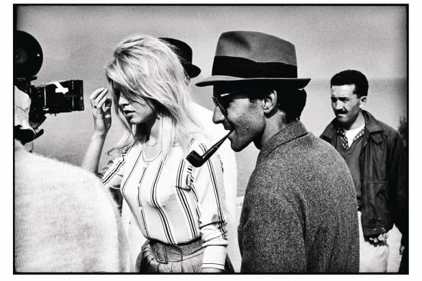 Brigitte Bardot und Jean-Luc Godard.