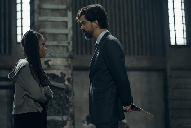 Jaz Sinclair und Hamish Linklater in "Gen V"