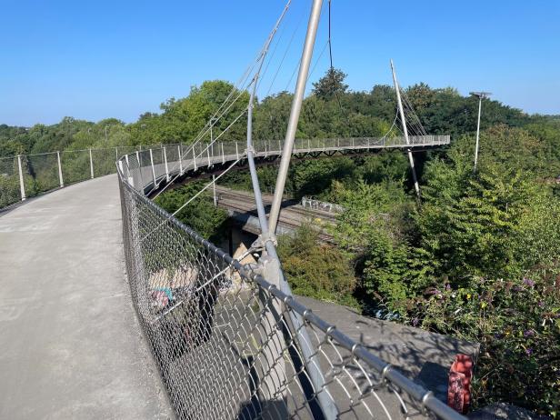 Radbrücke im Ruhrgebiet