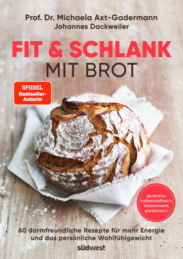 "Fit & schlank mit Brot“ "Fit & schlank mit Brot“ von Ernährungsmedizinerin Michaela Axt-Gadermann und Brotsommelier  Johannes Dackweiler, erschienen im Südwest Verlag