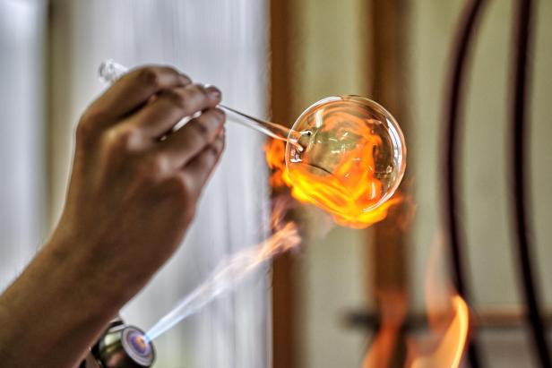 Die Kunst des Glasblasens