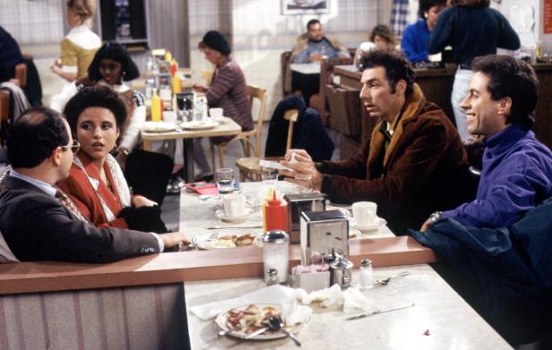 Serie "Seinfeld", Jason Alexander, Julia Louis-Dreyfus, Michael Richards, Jerry Seinfeld