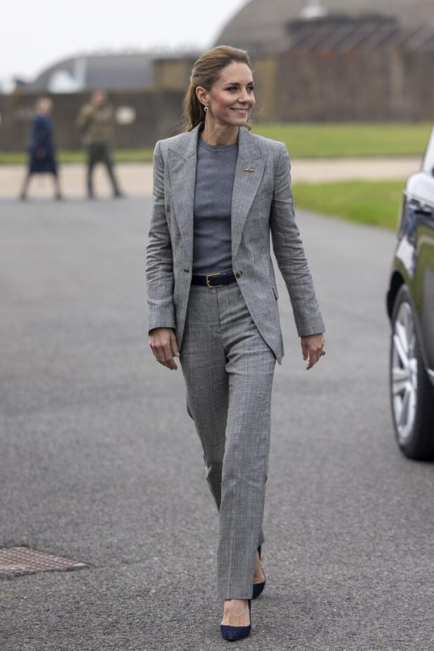 The Princess Of Wales Visits Royal Air Force Coningsby