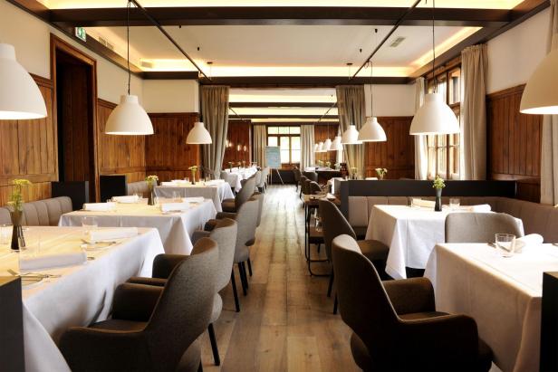 Restaurantansicht vom Schlosskeller Südsteiermark