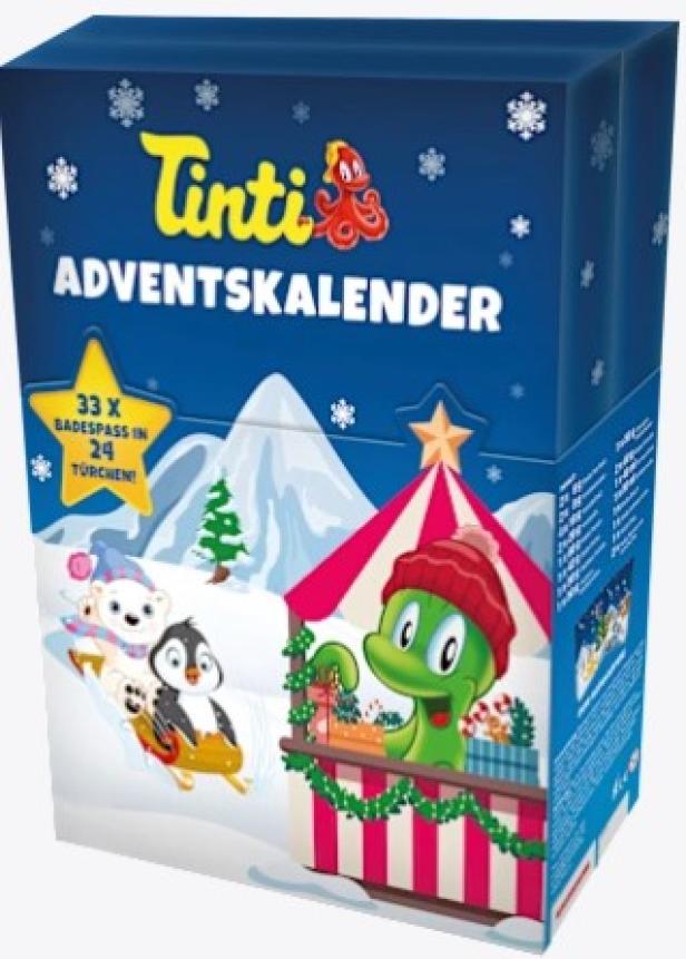 Tinti Badespaß Adventkalender 2025.