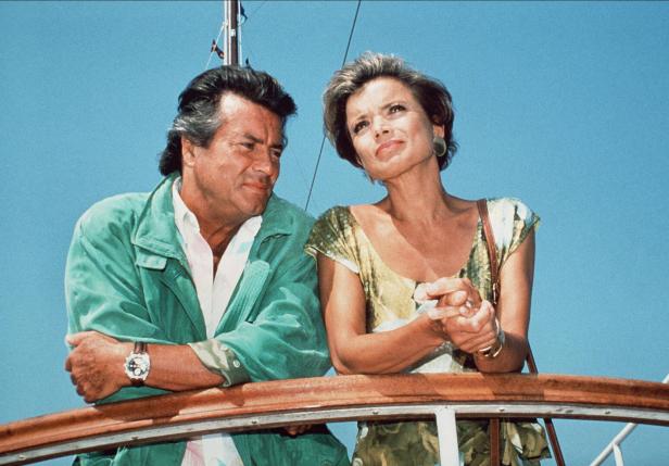 Schauspieler Pierre Brice und Uschi Glas