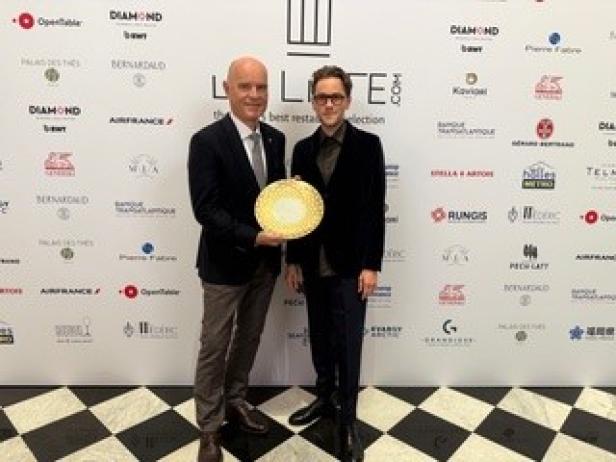 Rudolf Obauer und Sohn Bertram wurden beim Gourmetguide La Liste mit dem 4. Platz ausgezeichnet.