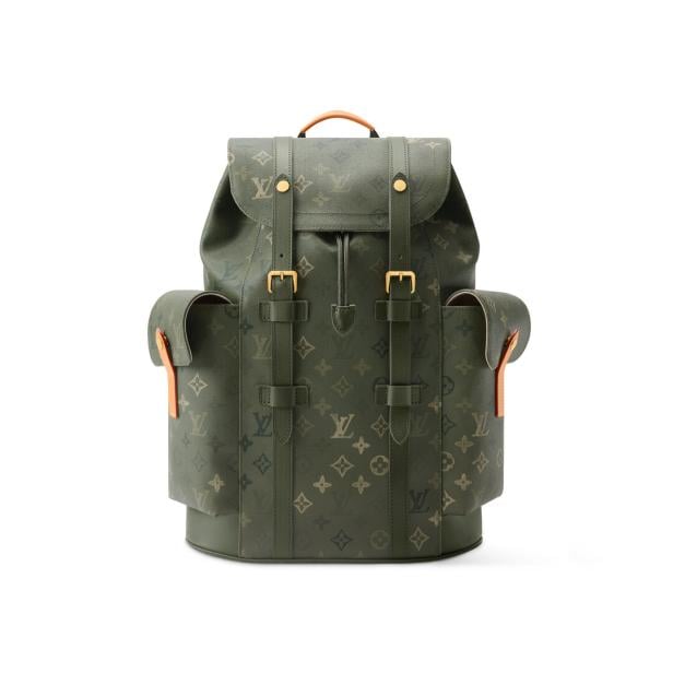 Ein grüner Rucksack