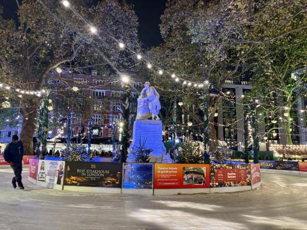 Eislaufplatz am Leicester Square