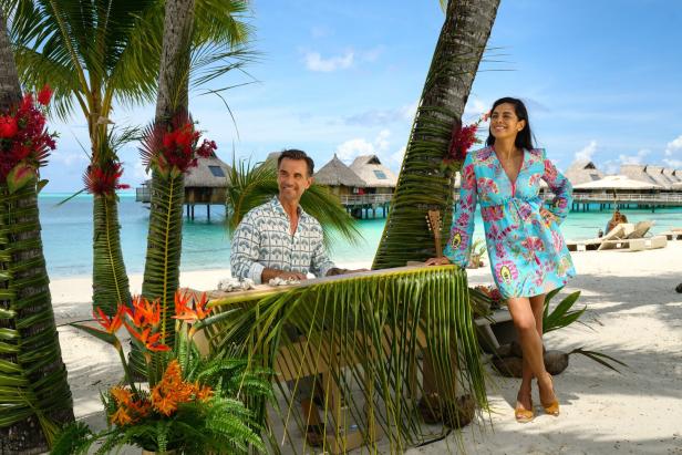 Florian Silbereisen und Collien Fernandes in "Das Traumschiff: „Bora Bora“