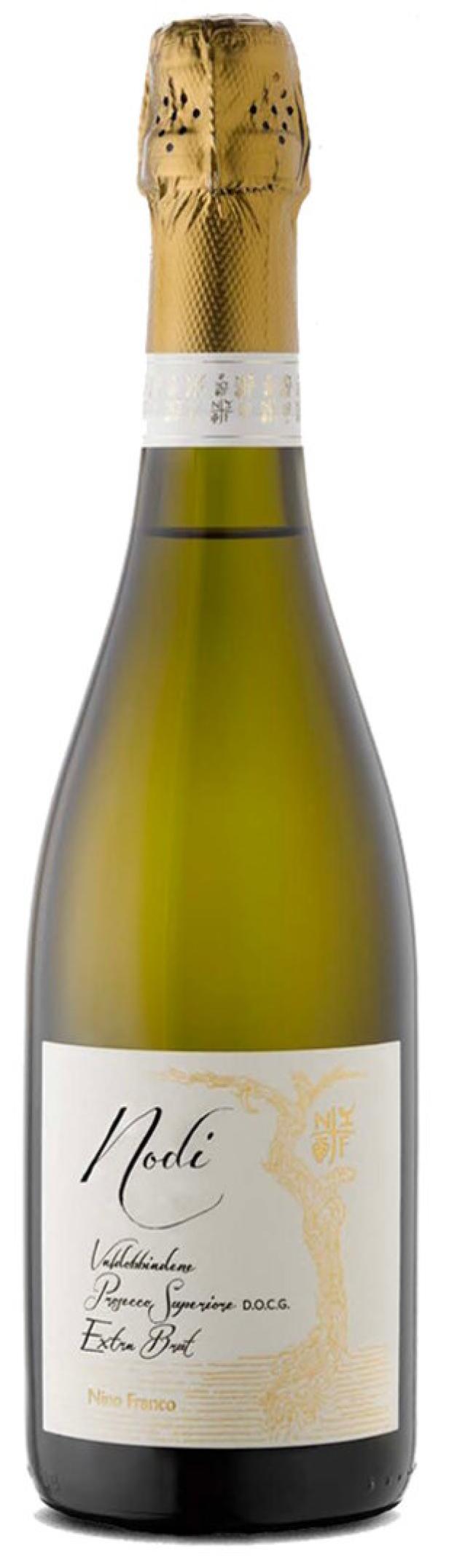 eine Grüne Proseccoflasche