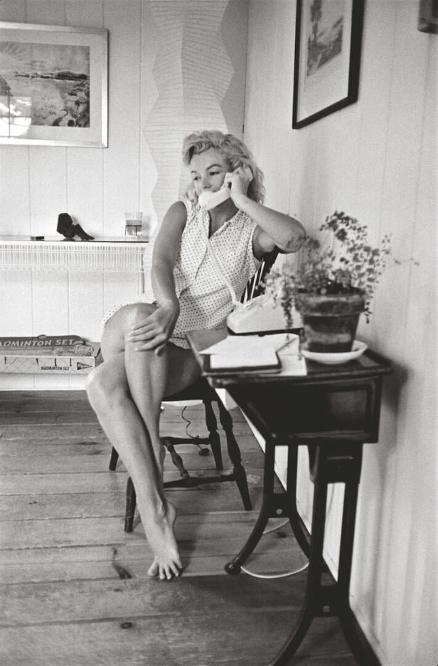 Marilyn Monroe On The Phone