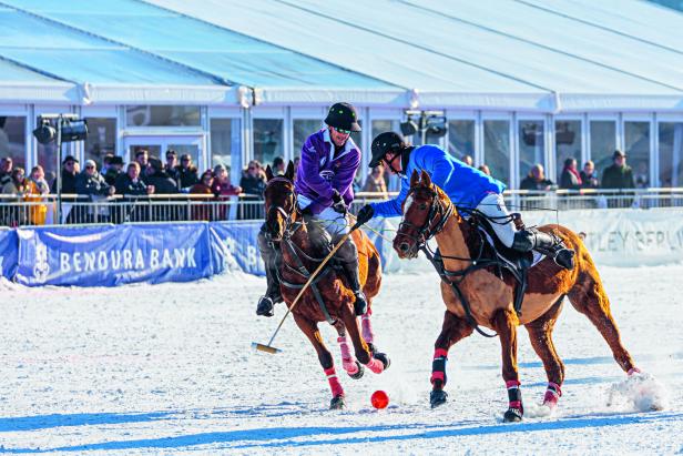 World Polo League vs Casablanca on Saturday of the Bendura Bank Snow Polo World Cup Kitzbühel 2024