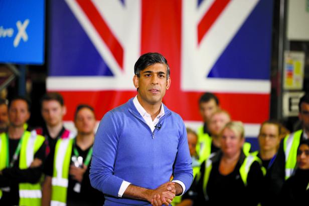 Rishi Sunak Campaigns In The Midlands