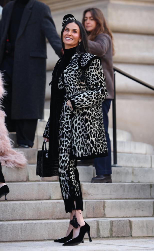 Guests at Schiaparelli Haute Couture Spring/Summer 2026 show in Paris