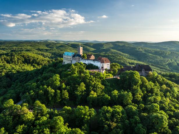 Die Wartburg im Thüringer Wald 