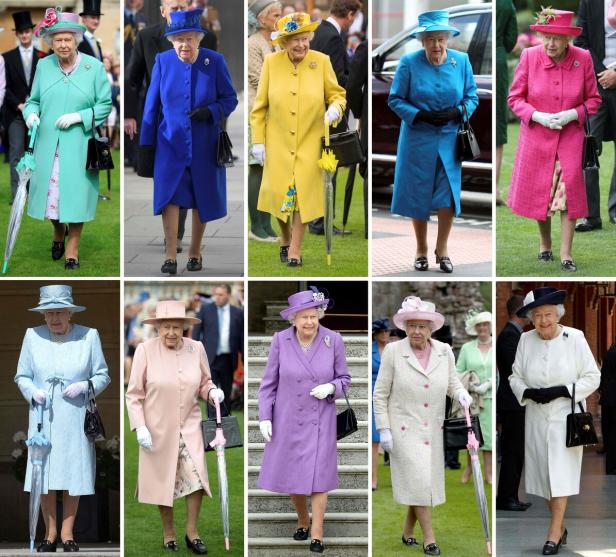 COMBO-BRITAIN-ROYALS-QUEEN-FASHION