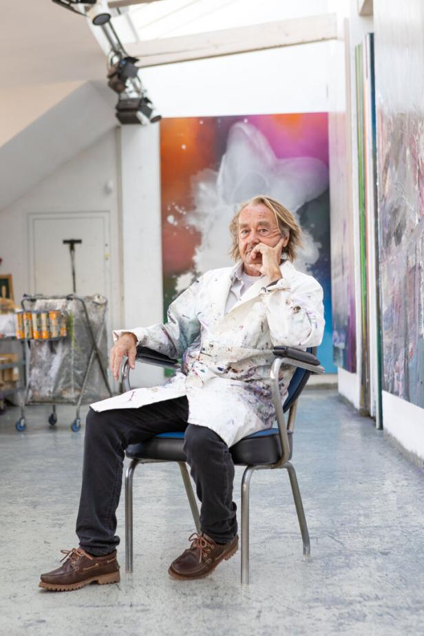 Maler Hubert Scheibl