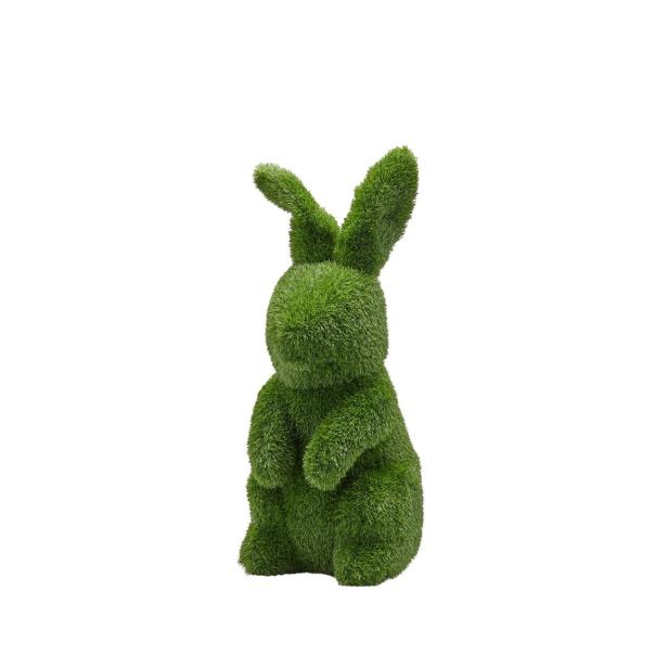 grüner Osterhase aus Plüsch