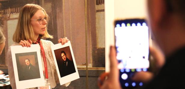 Beim Workshop „You Are Art“ werden Beauty-Filter über klassische Kunstwerke gelegt.