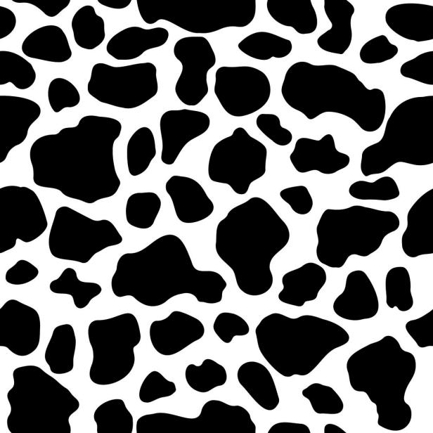 Seamless cow spots pattern Cow print