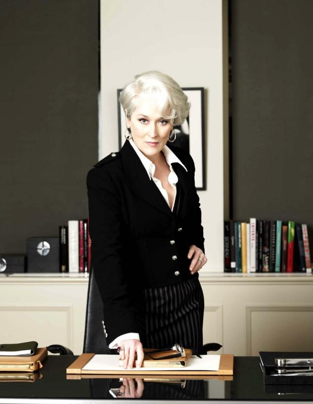 Meryl Streep in "Der Teufel trägt Prada" 2006. 