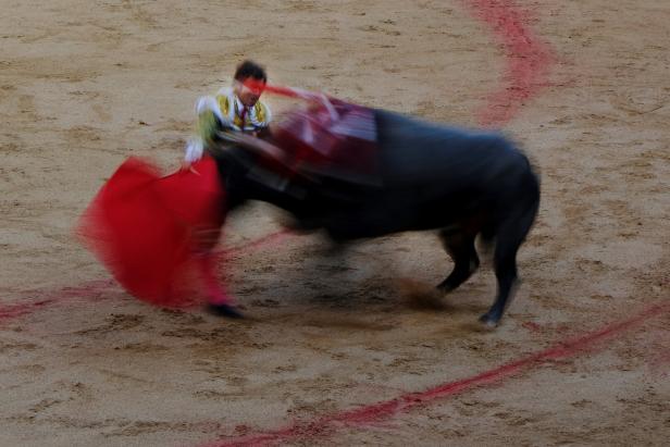 The Wider Image: A century on, Hemingway's prose lures revellers to Spain's Pamplona
