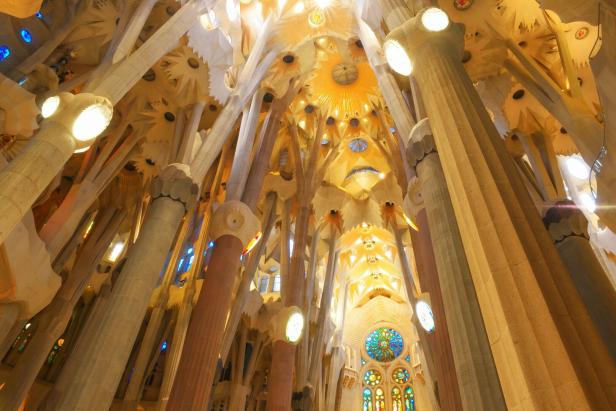 Die Sagrada Familia von innen
