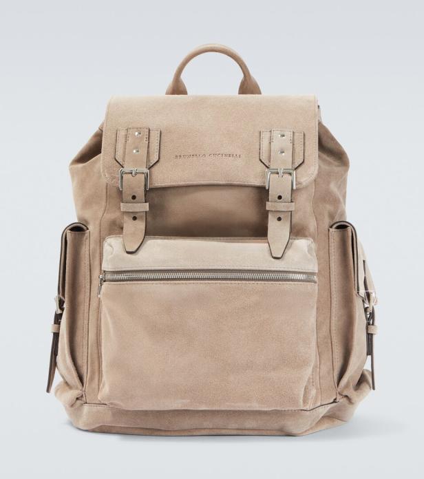 Ein beiger Rucksack