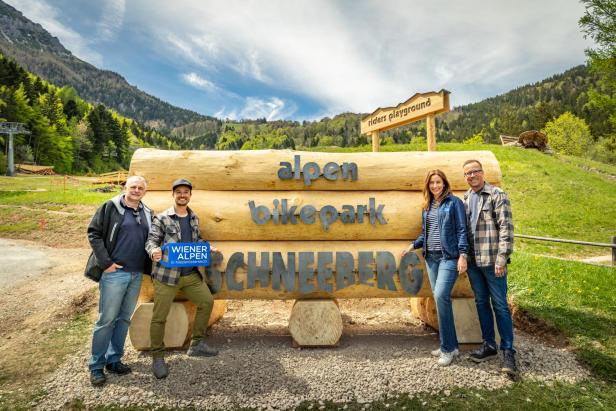 Eröffnung des Alpen Bikepark Schneeberg in Losenheim.