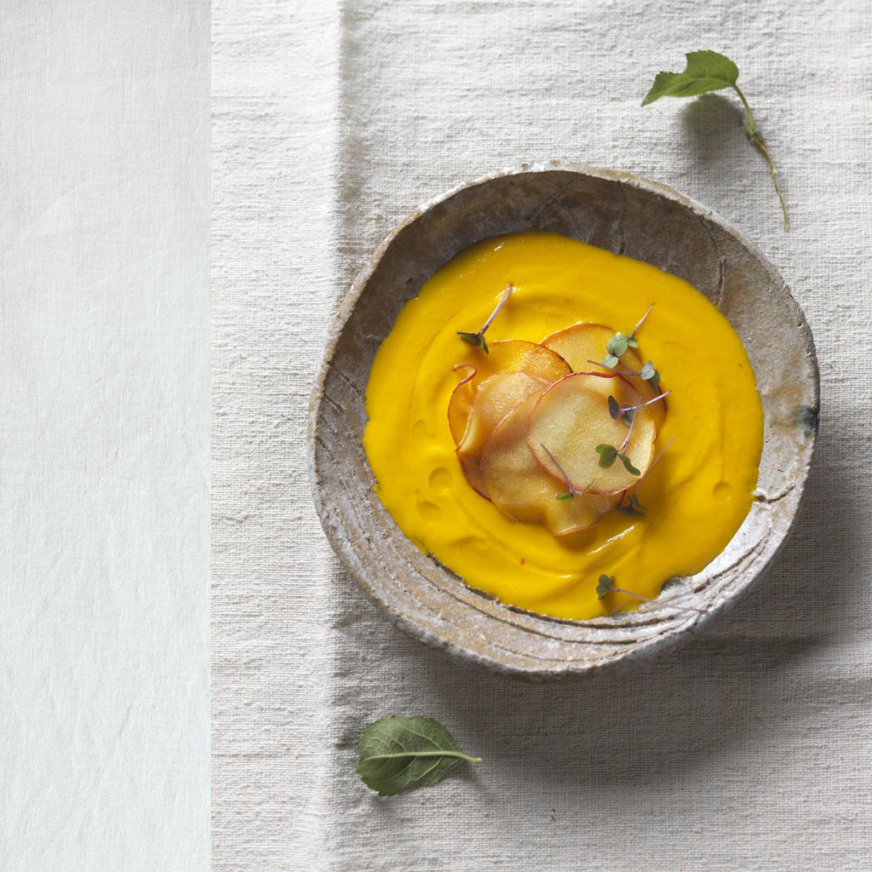 Fruchtige Kürbis-Apfel-Suppe