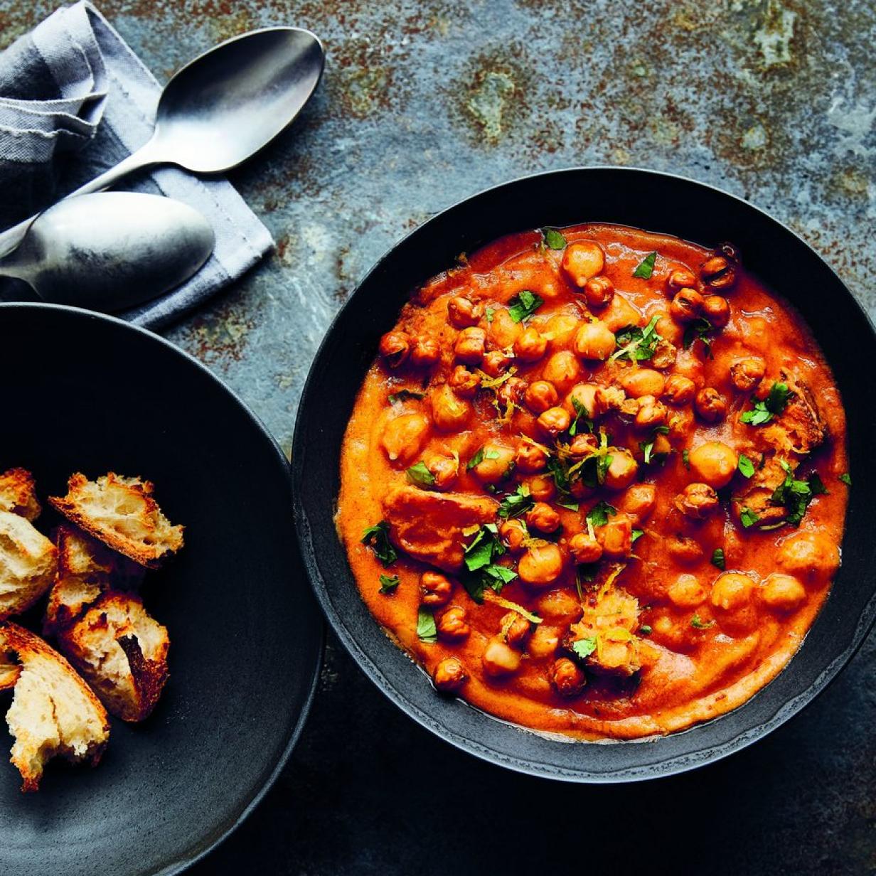 Wohltuende Wintersuppe mit Kichererbsen