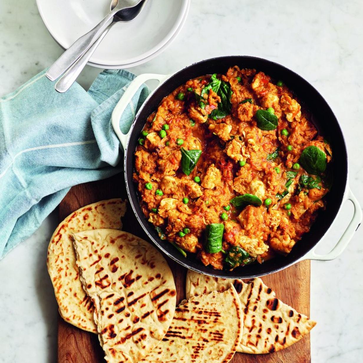In wenigen Minuten: Blitzschnelles Hühnercurry