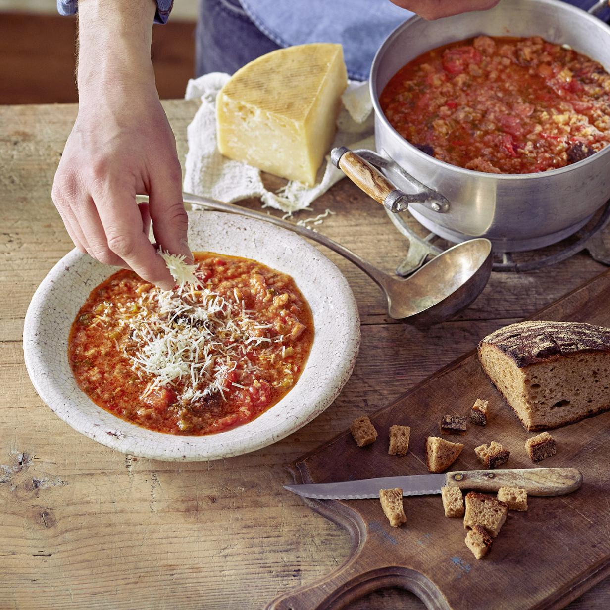 Italienisches Rezept: Brotsuppe