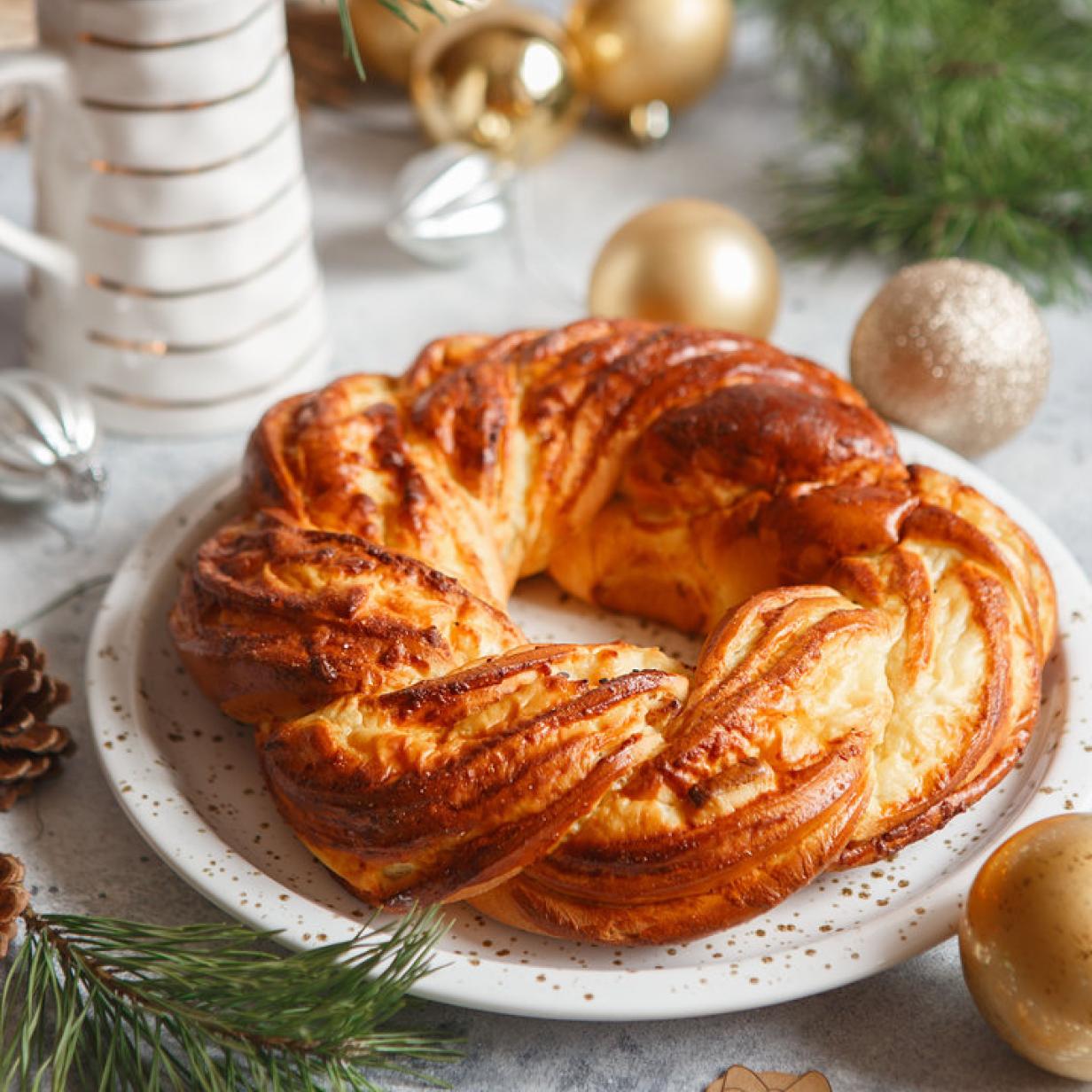 Bauernküche: Gefüllter Brotkranz