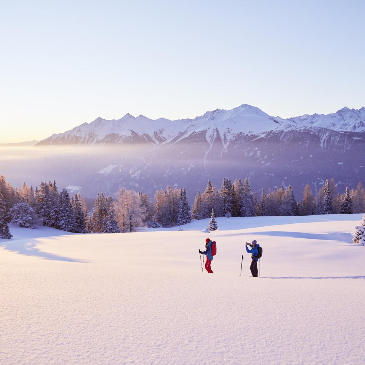 Winterfreuden am Hochplateau: die schönsten Plätze in Österreich, Südtirol  und der Schweiz