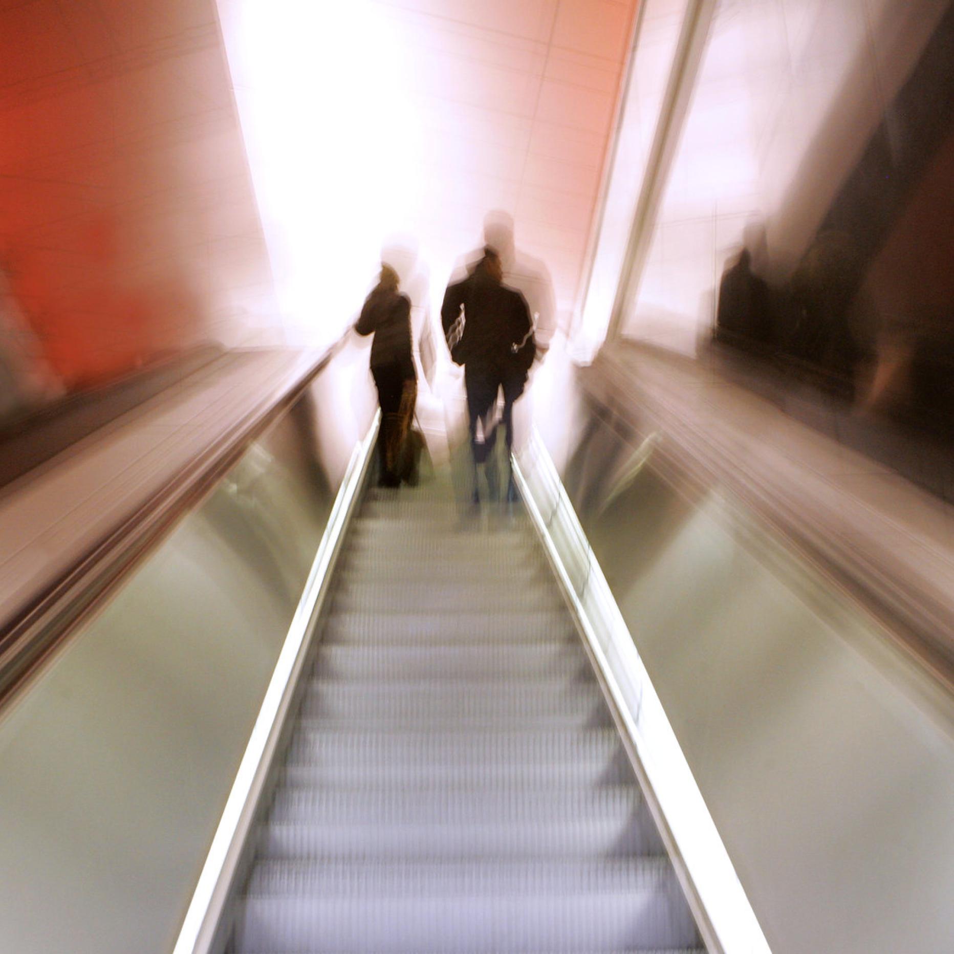 Richtig Rolltreppe fahren