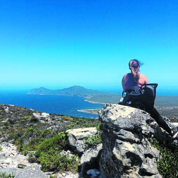 Eine Wanderung auf der (stürmischen) Kap-Halbinsel wird mit diesem Ausblick belohnt