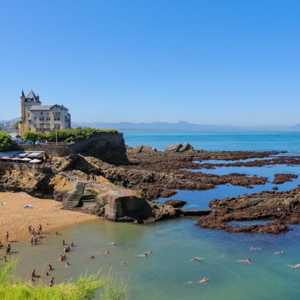 Strand von Port Vieux, Biarritz