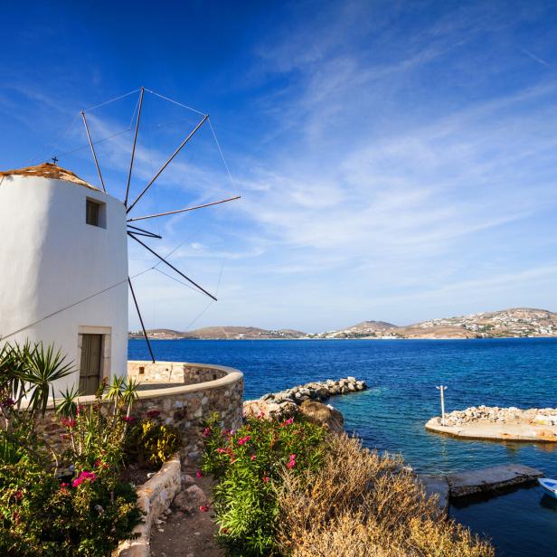 Parikia town, Paros island, Greece