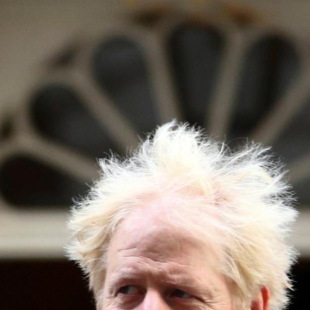 Boris Johnson beim Kabinett-Meeting in London.
