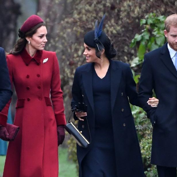 Prinz William, Prinzessin Kate, Herzogin Meghan und Prinz Harry