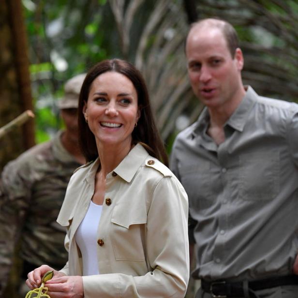Herzogin Kate und Prinz William in der Karibik