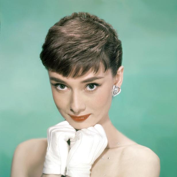 Audrey Hepburn on the set of Sabrina