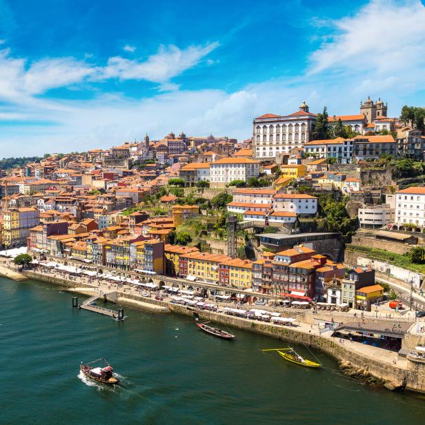 Panoramablick auf Porto