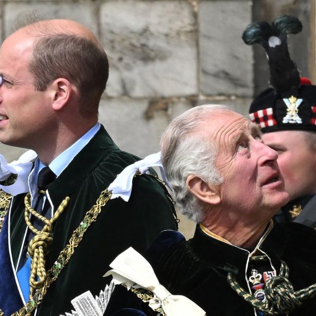 Prinz William und König Charles III.